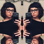 Britney M. T. - Black - horn - acetate