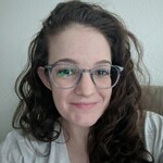 Tricia - Clear Blue - round - plastic