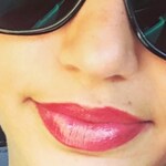 Amy D. - Black Red - square - acetate