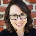 Madeline S. -  Black/Yellow - rectangle - acetate