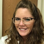 Angela M. - Tortoise - browline - acetate-metal