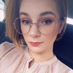 amanda H. - Rose Gold - round - metal