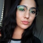 Lia C. - Black Golden - square - metal