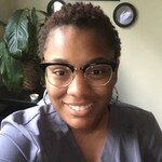 Brittany E. - Black - browline - acetate-metal