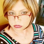 Teresa K. C. - Red - rectangle - metal