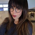 Nikki K. - Dark Gray - round - acetate-metal