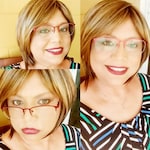 Teresa K. C. - Red - rectangle - metal