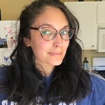 Cheyenne B. - Pink Floral - horn - plastic