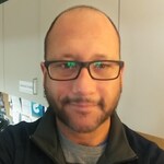 ROBERT S. - Black - rectangle - acetate