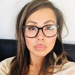 Naoko M. - Black - square - acetate