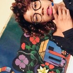 Theadie W. - Black - round - acetate