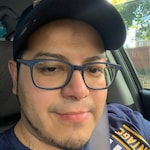 William A C. - Navy Striped - rectangle - acetate