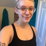 paige C. - Bronze - round - metal