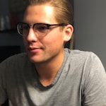 Nicole S. - Tortoise - browline - acetate-metal