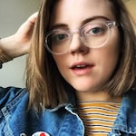 Danielle A. - Clear - round - acetate