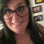 Tessa K. - Navy - horn - acetate