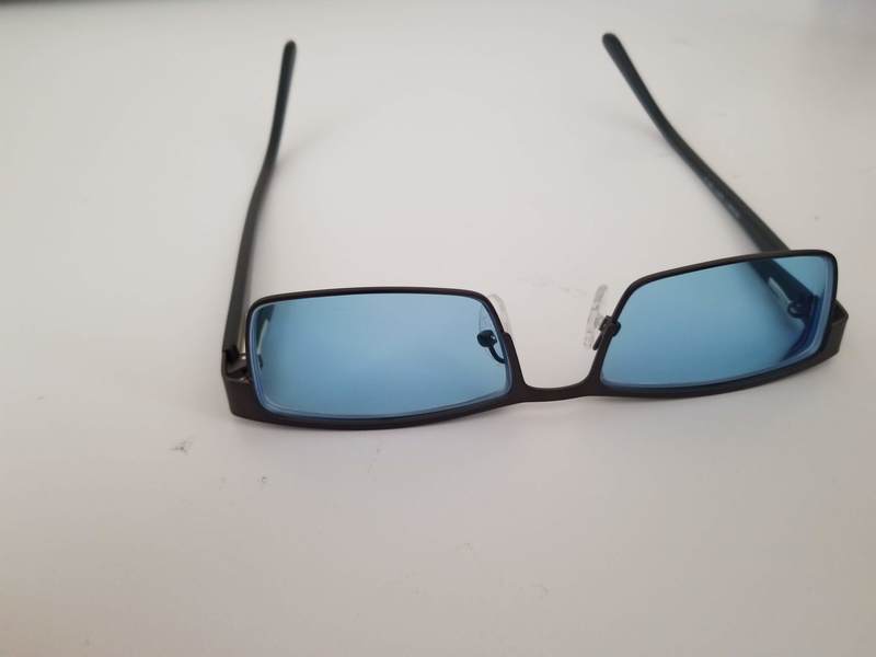 Bennett Rectangle Gunmetal Glasses for Men | Eyebuydirect