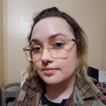 Sarah F. - Clear Melon - round - acetate-metal