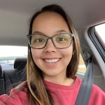 Lenora T. - Gray Striped - rectangle - acetate-metal