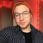 Luke N. - Black - round - metal