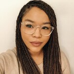 Taylor K. - Clear - round - acetate