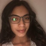 Samantha A. L. - Matte Brown - rectangle - plastic