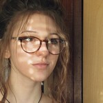 Kristen C. - Brown Striped - round - acetate-metal