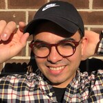 Kaitlin E. - Red - oval - plastic