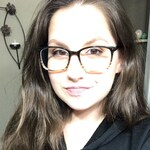 Jerilyn S. - Gray Brown - rectangle - acetate