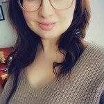 Véronique G. - Clear Brown - square - acetate-metal