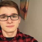 Preston S. -  Black/Yellow - rectangle - acetate