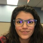 Maria A K. - Clear Blue - rectangle - acetate