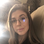 Katie H. - Clear Blue - round - plastic