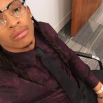 Ro C. - Striped - browline - plastic-metal