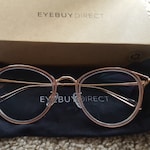 Linda M. - Pink - round - acetate-metal