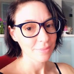 Rebecca V. - Navy - horn - acetate