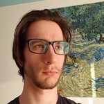 Jon P. - Matte Black - rectangle - plastic