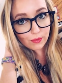 Miranda S. - Matte Black - rectangle - acetate