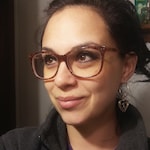 Debbie M A. - Brown/Floral - horn - acetate