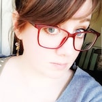 Molly I. - Red - rectangle - plastic