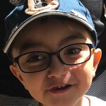 Patti L. - Navy - rectangle - plastic