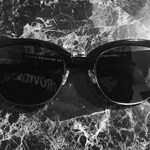 Leysa M. - Black - browline - acetate-metal