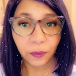 sharon C. - Floral - horn - acetate