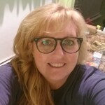 Cindy M. - Matte Navy - round - plastic