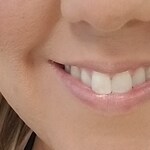 Jamie H. - Black & Apricot - rectangle - plastic