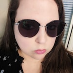 Katrina S. F S. - Black - round - acetate