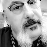 paulnflorio - Black - browline - acetate-metal