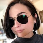 Maggie D. - Silver - aviator - metal