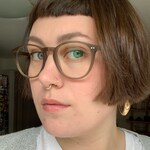 Althea W. - Taupe - round - acetate