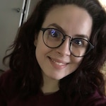 Jessica L. - Matte Black/Gunmetal - round - plastic